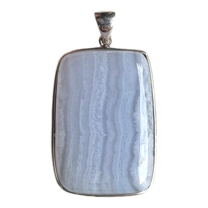 Blue Lace Agate Pendant