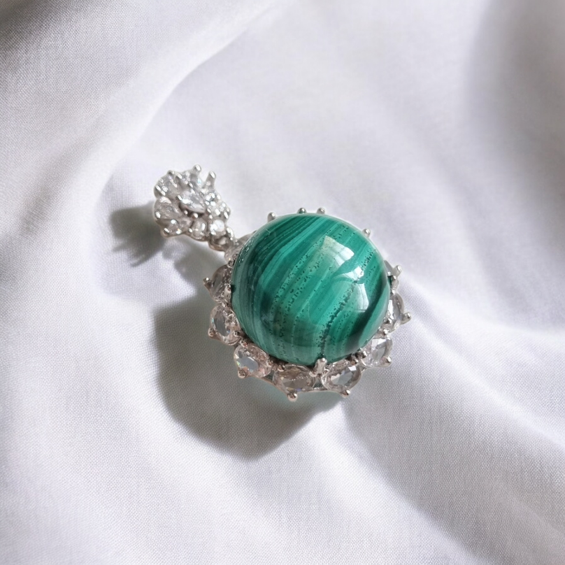 Malachite pendant