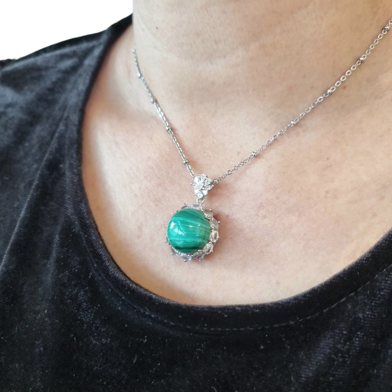 Malachite pendant