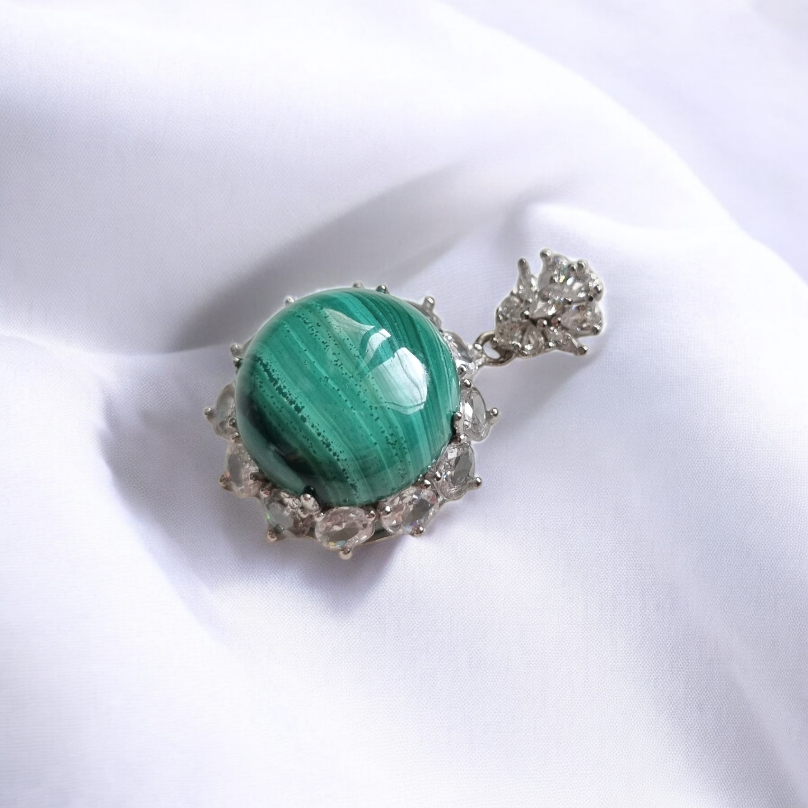 Malachite pendant