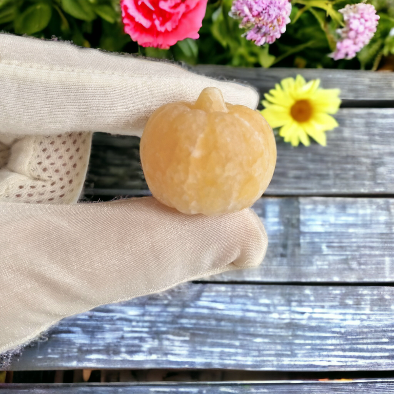Orange Calcite Pumpkin