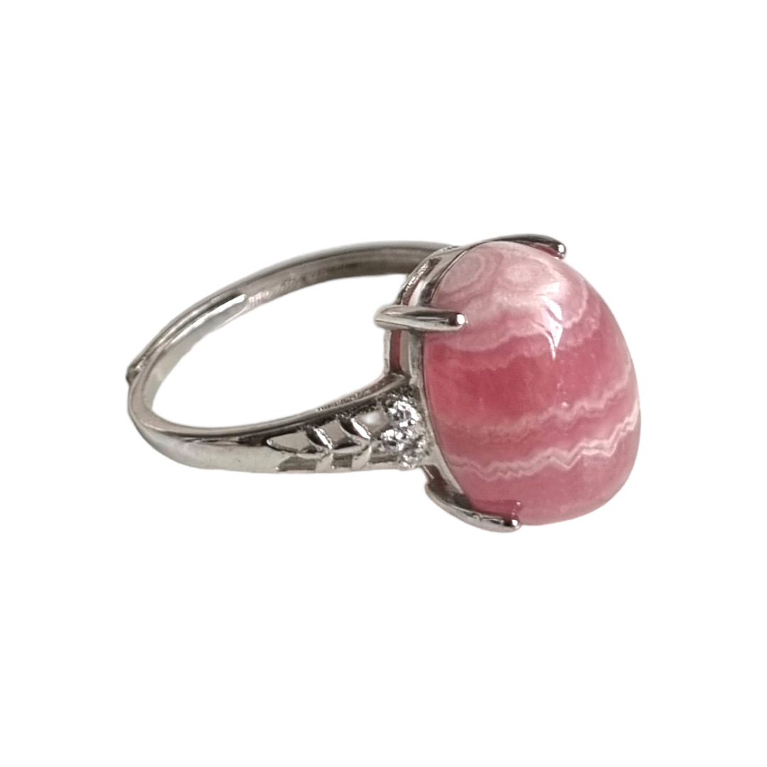 Rhodocrosite Ring