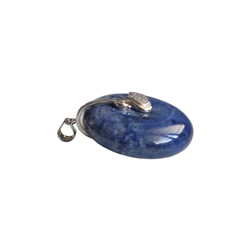 Dumorterite Donut Pendant
