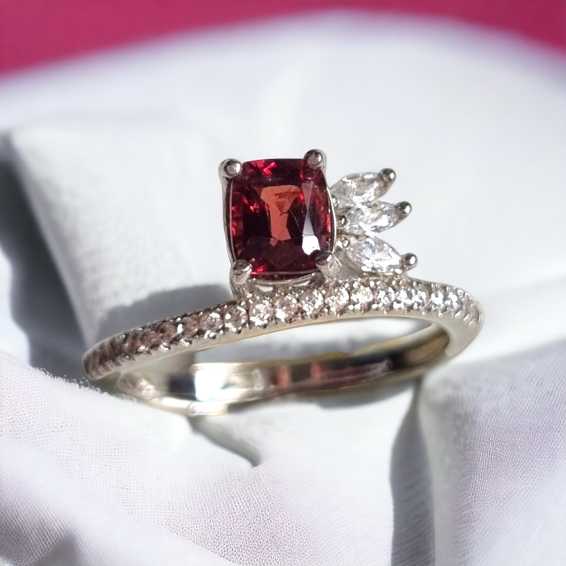 Red Spinel Ring