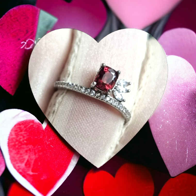 Red Spinel Ring