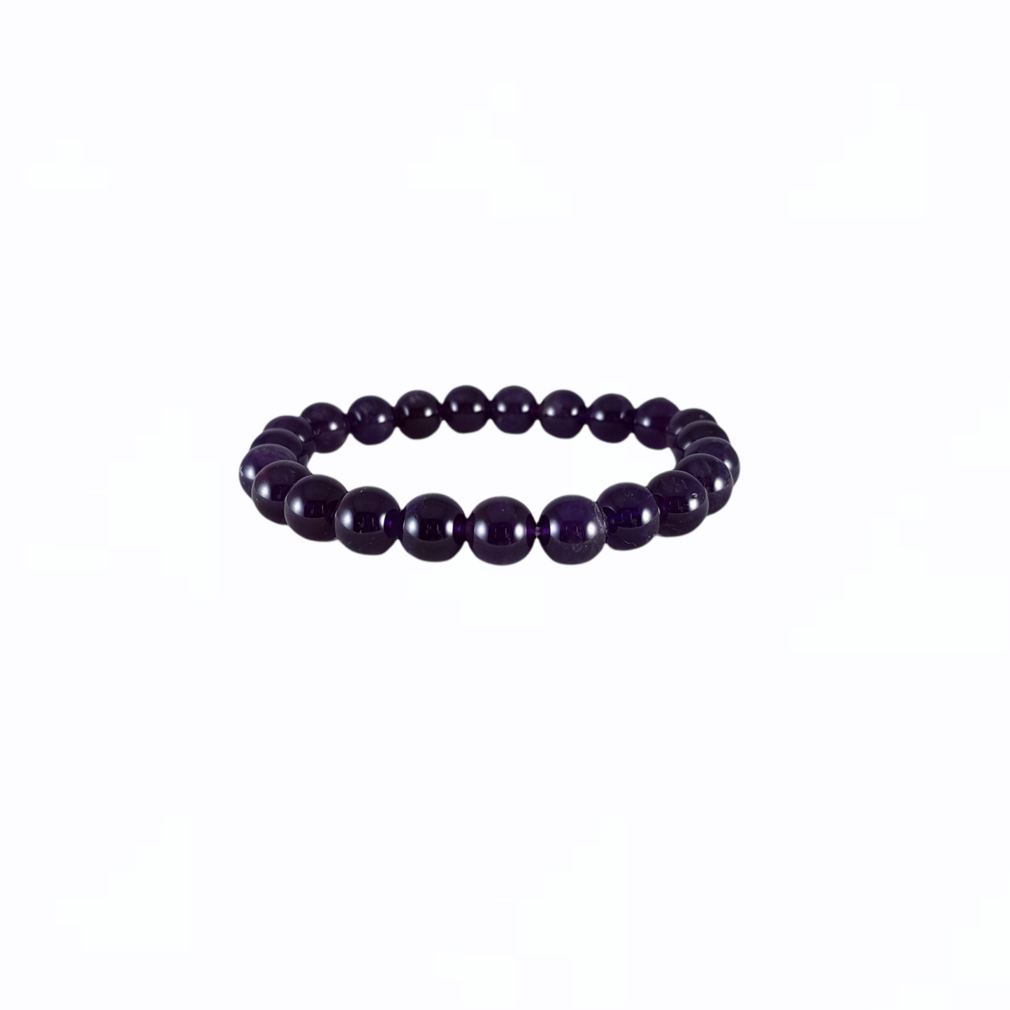 Amethyst Bracelet Medium Bead Size