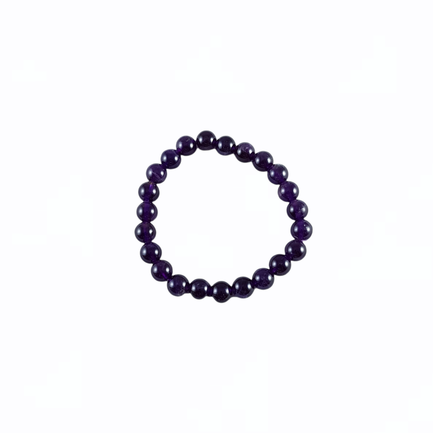 Amethyst Bracelet Medium Bead Size