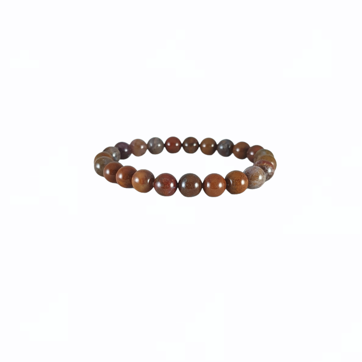 Aqua Nueva Agate Bracelet Medium Bead Size
