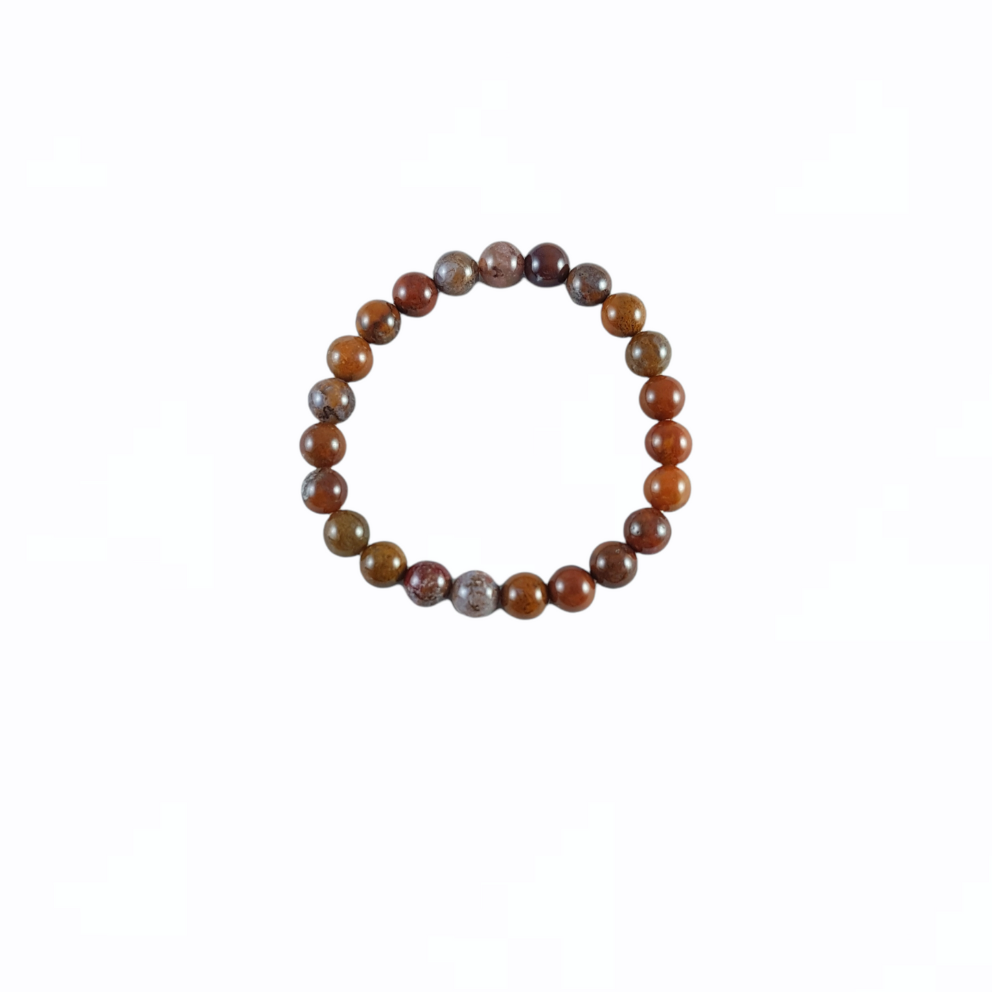 Aqua Nueva Agate Bracelet Medium Bead Size