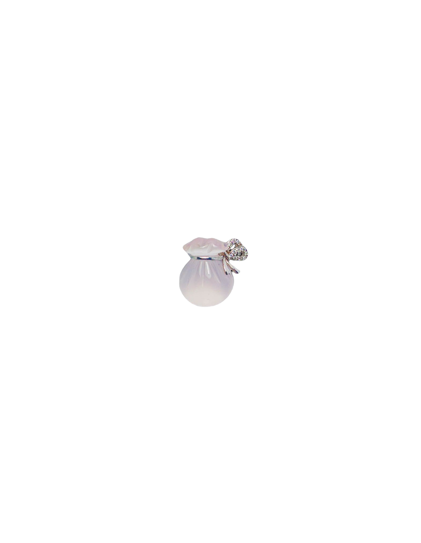 Rose Quartz Pendant - Fortune Bag