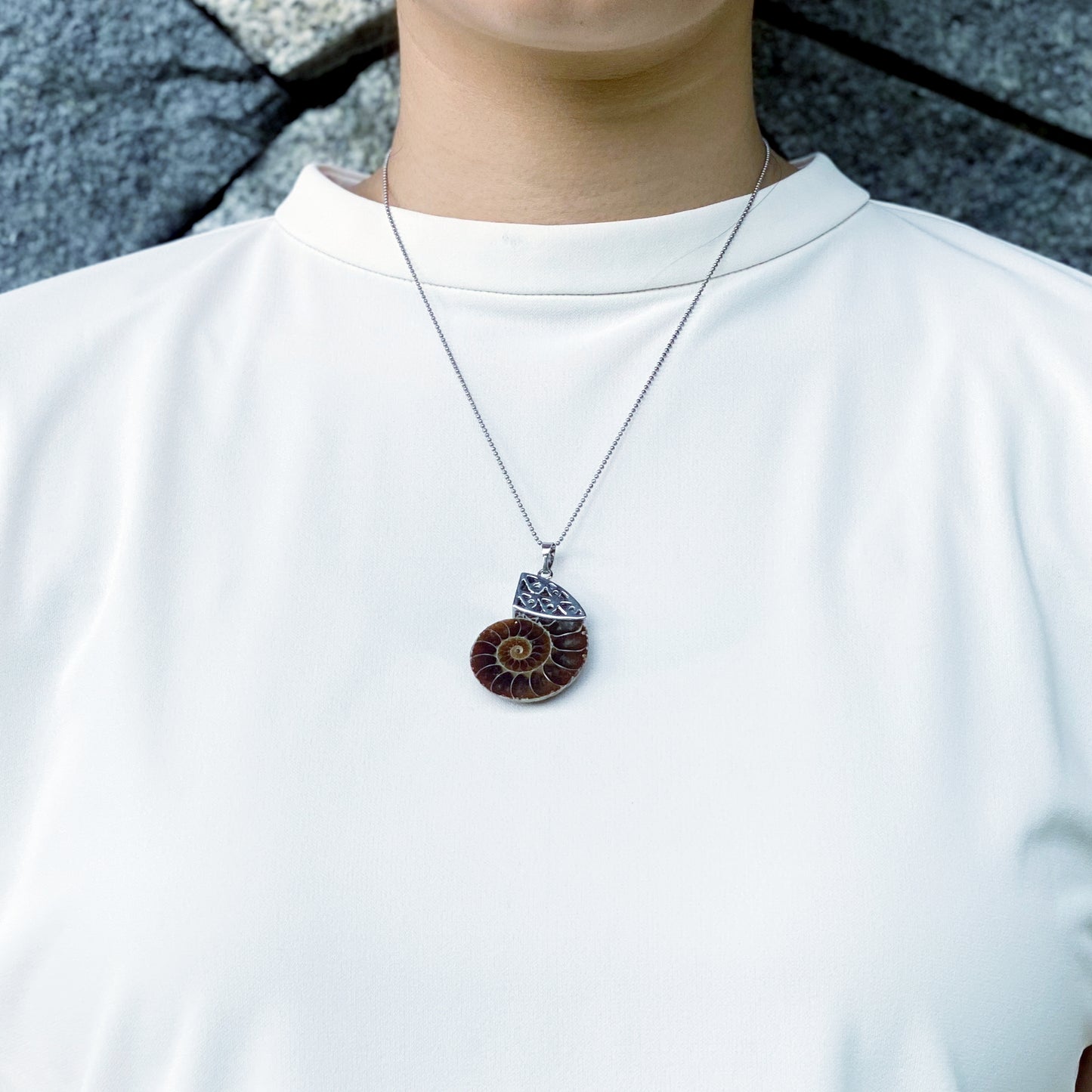 Ammonite Pendant Special Large