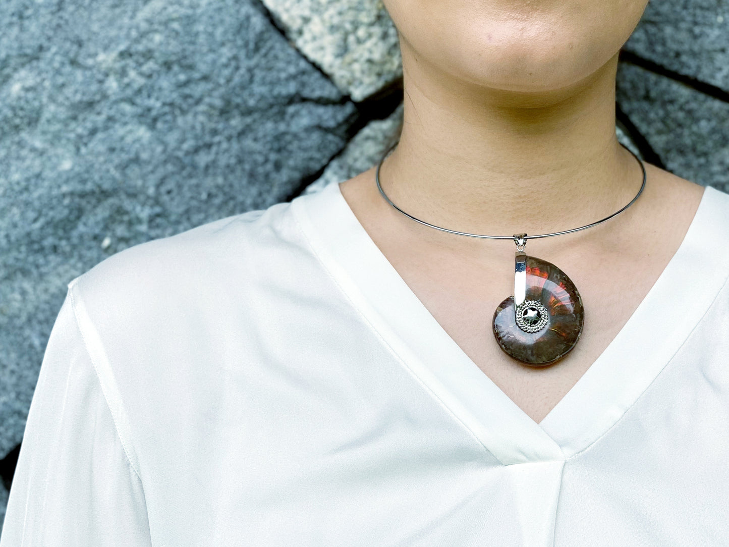 Ammonite Pendant Special Statement