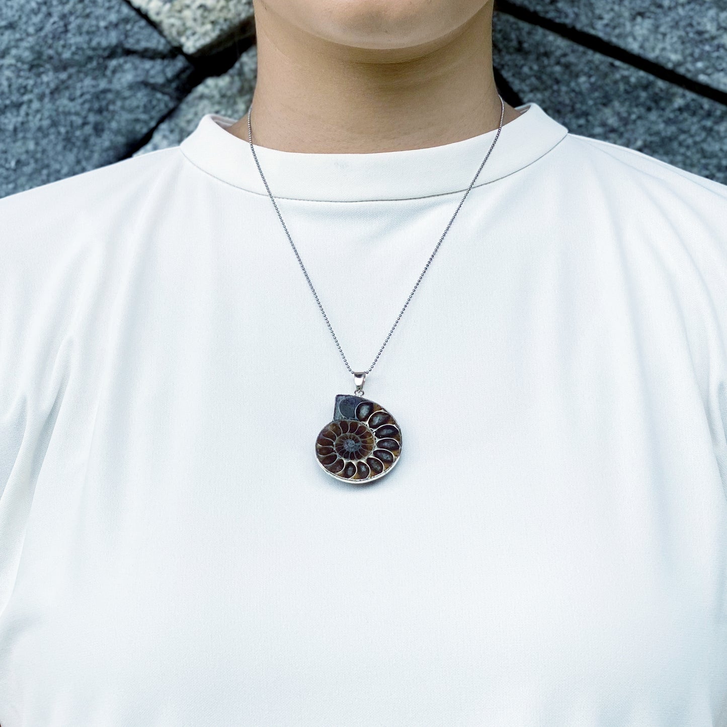Ammonite Pendant Large