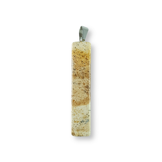 Picture Jasper Rectangular Pendant