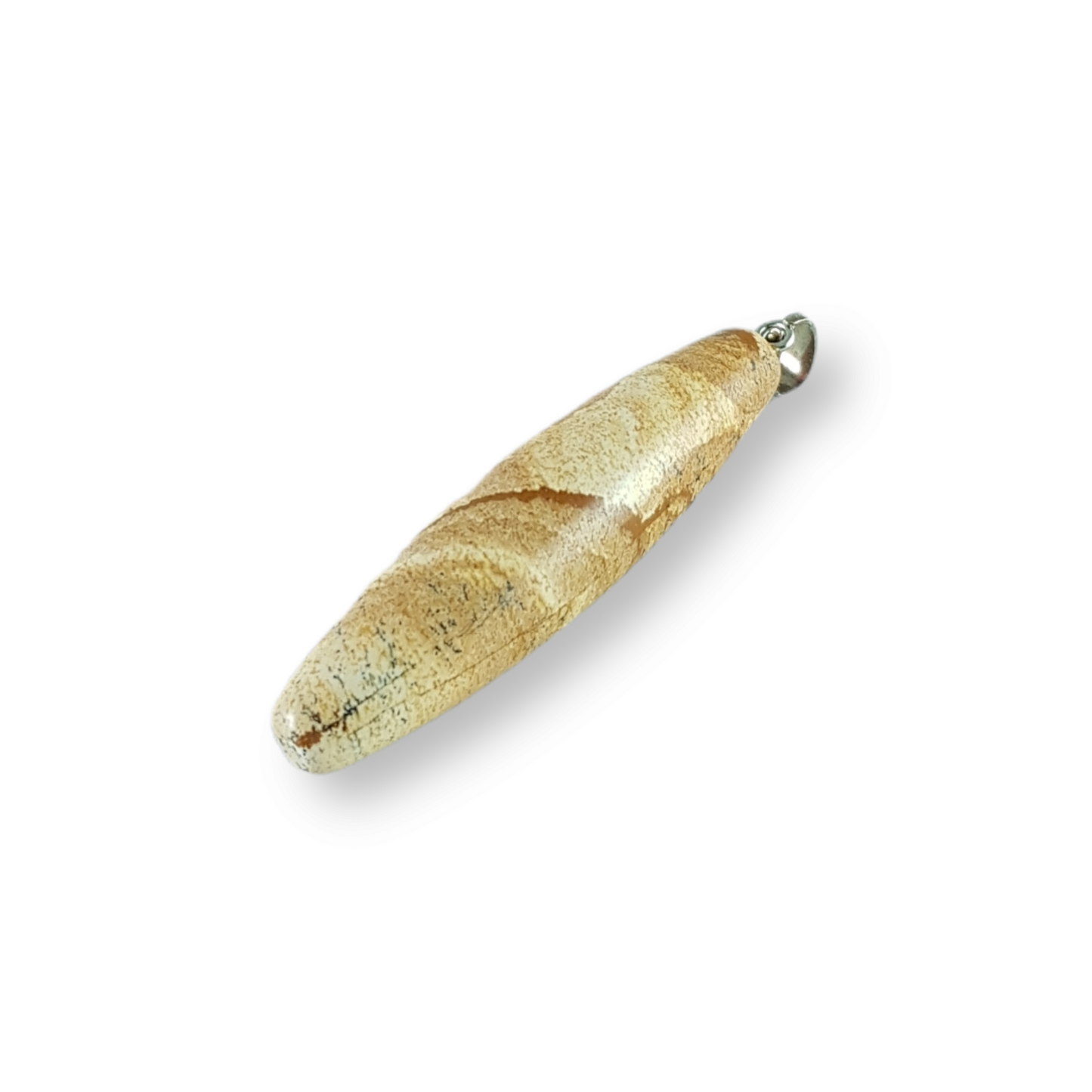 Picture Jasper Long Oval Pendant