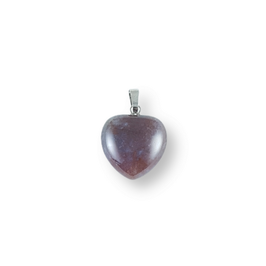 Heart Shaped Small Bloodstone Pendant