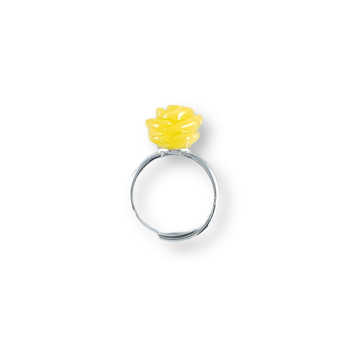 Rose Yellow Amber Ring
