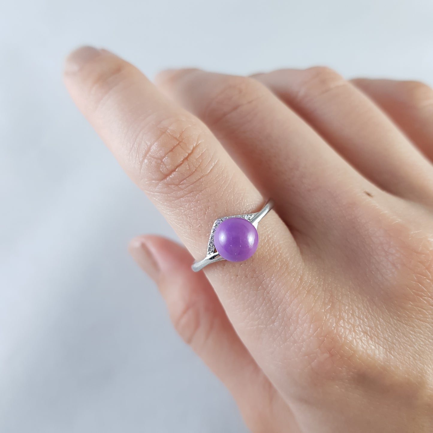 Phosphosiderite Crown Ring