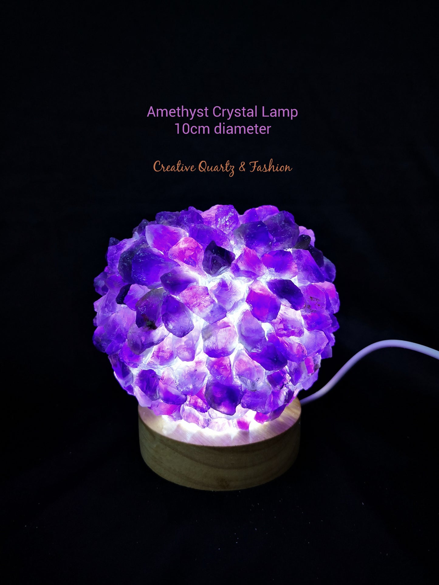 Amethyst Crystal Lamp