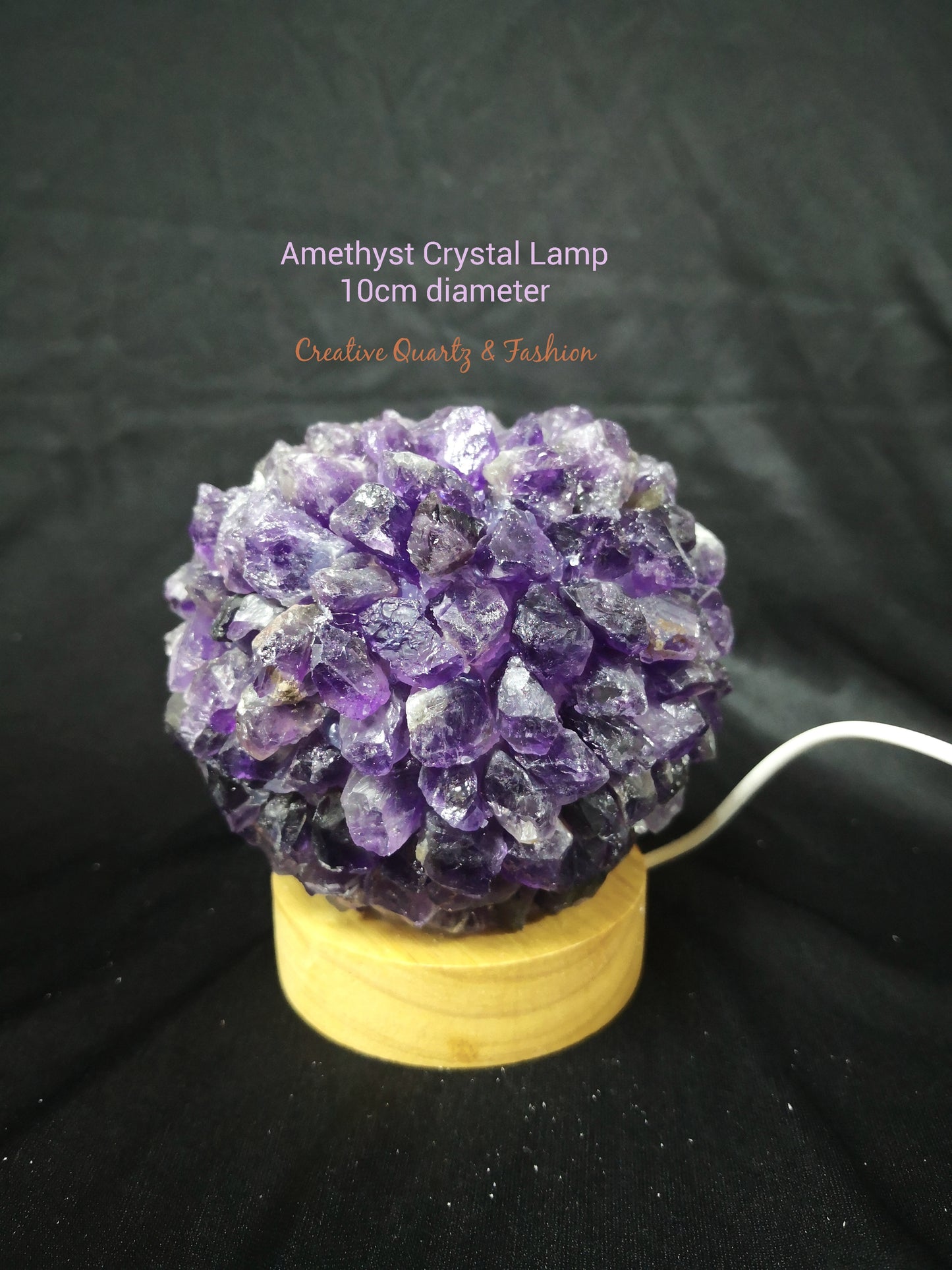 Amethyst Crystal Lamp
