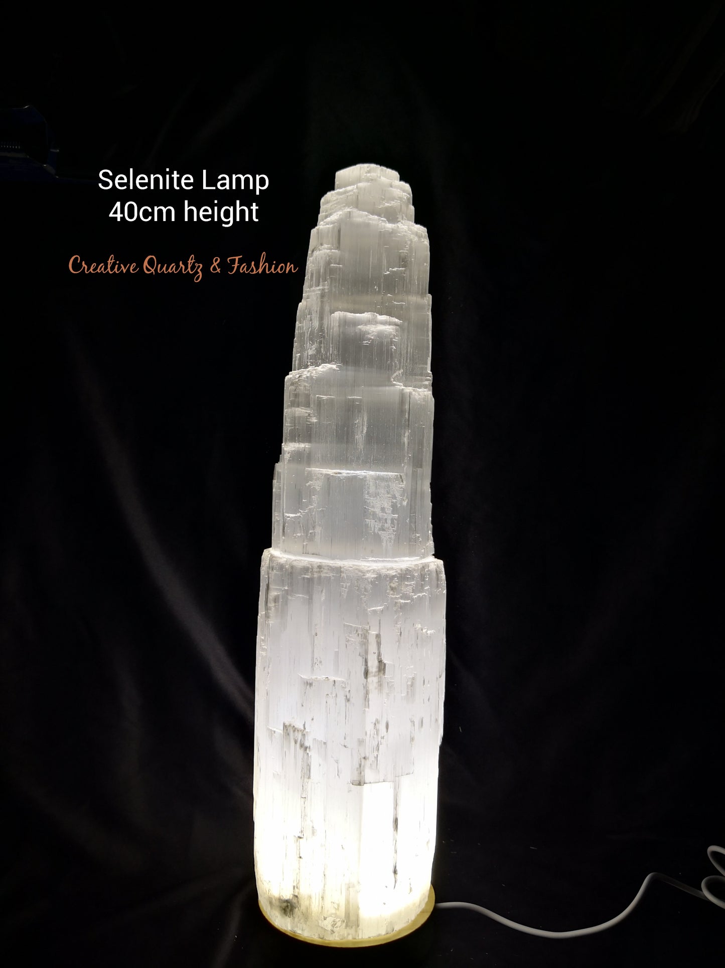 Selenite Lamp Extra Large