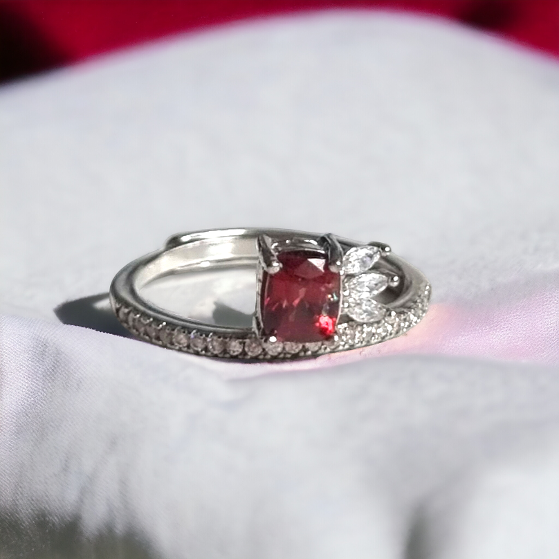 Red Spinel Ring