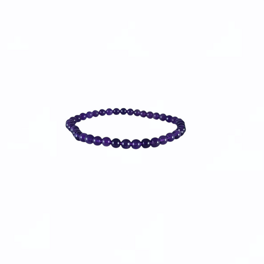 Amethyst Bracelet Extra Small Bead Size