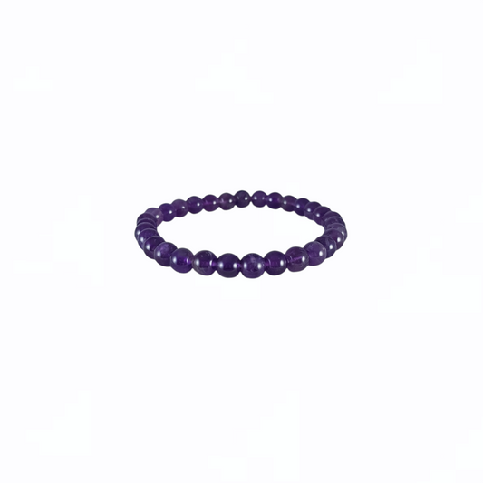 Amethyst Bracelet Small Bead Size