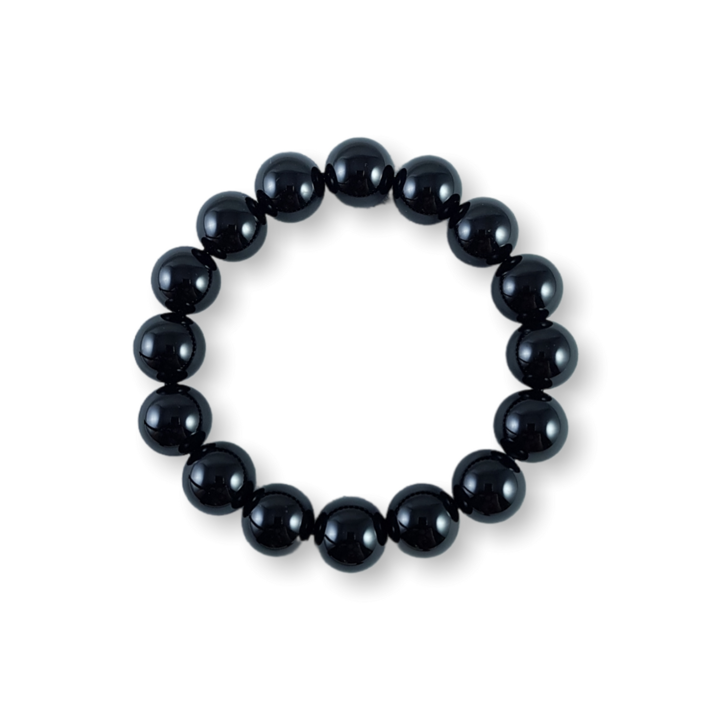 Black Onyx Bracelet Large Bead