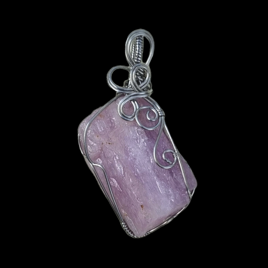 Kunzite (Raw) Pendant