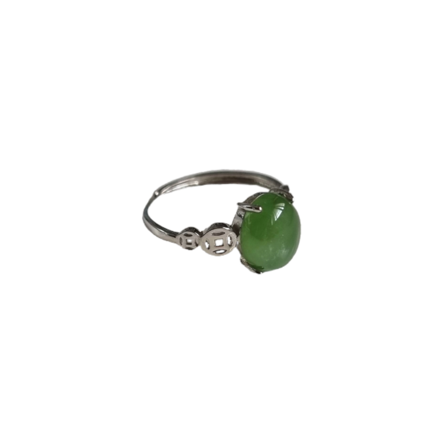 Green Jasper Ring