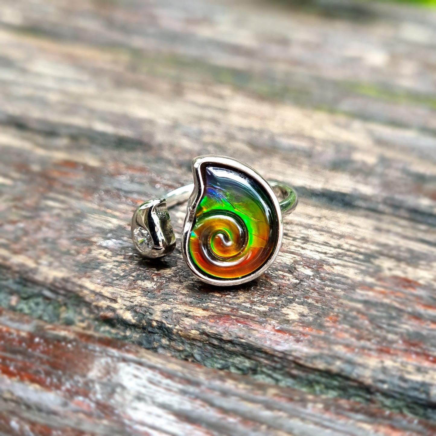 AMMOLITE RING