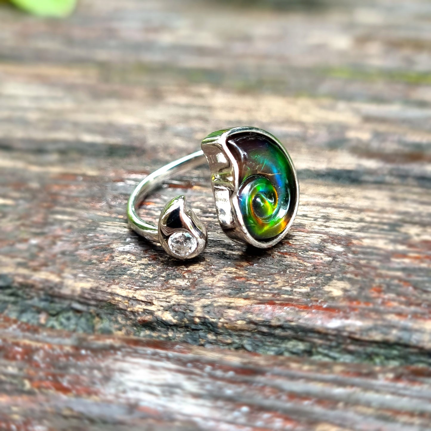 AMMOLITE RING