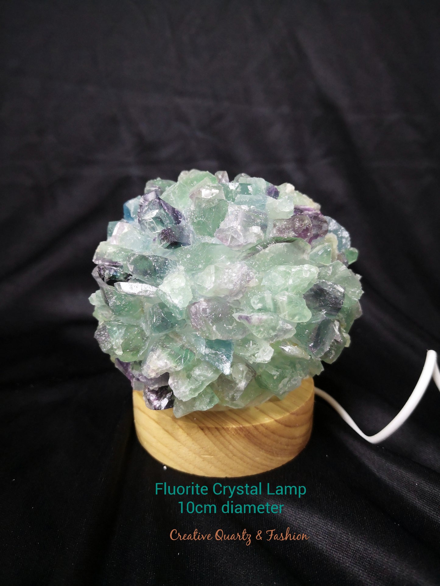 Flourite Crystal Lamp